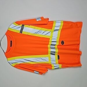 Pioneer XL orange reflective class 2 level 2 traffic short sleeve shirt